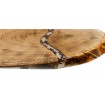 Stół żywiczny Coffee Stream Unikat 112415 - nogi 50 cm