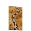Stół żywiczny Coffee Stream Unikat 112415 - nogi 50 cm