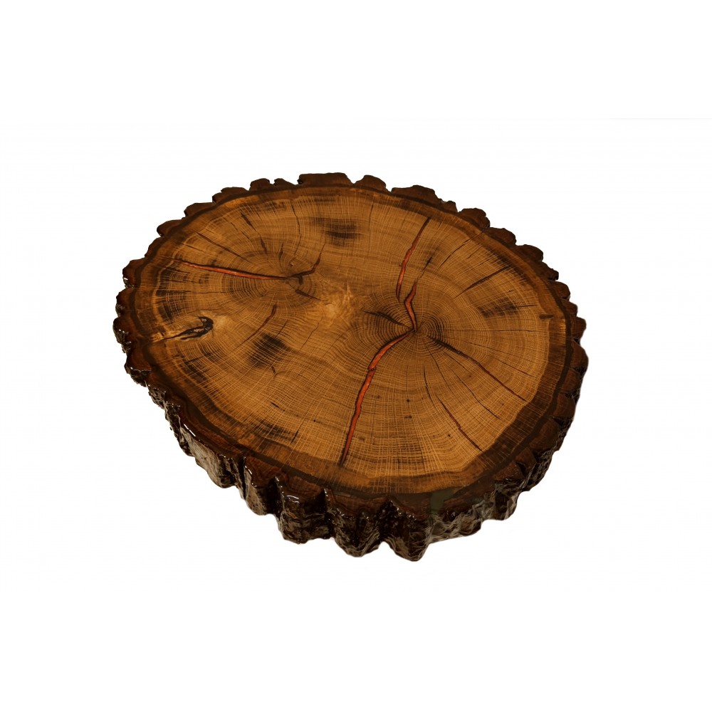 Stół żywiczny An Oak Fantasy Unikat 130013 - nogi 40 cm