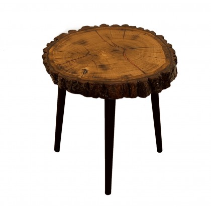 Stół żywiczny An Oak Fantasy Unikat 130013 - nogi 35 cm