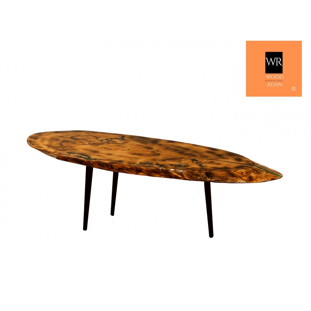 Stół żywiczny African Savannah! Unikat 131045 - nogi 35 cm