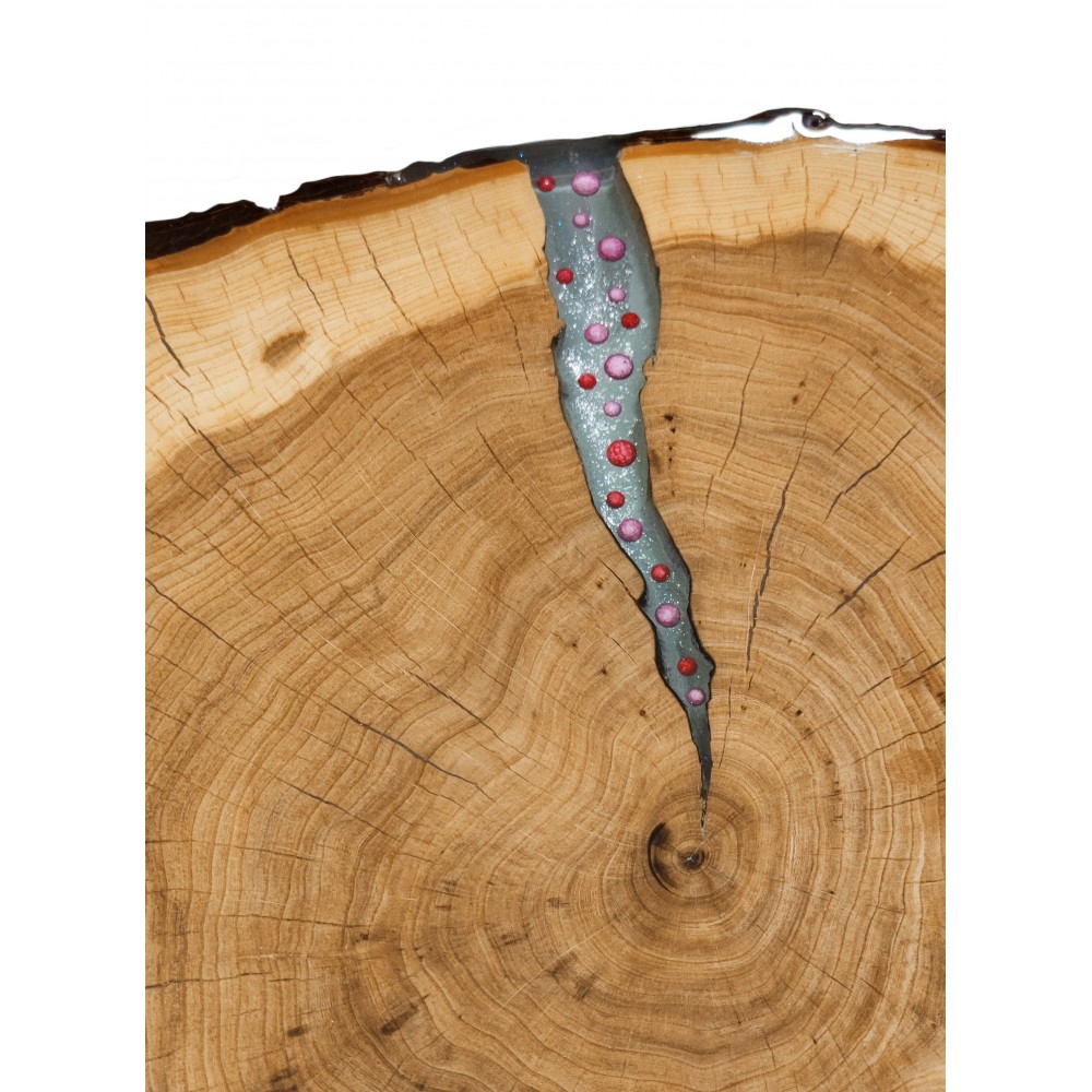 Stół żywiczny Ash Story Unikat 141402 - nogi 35 cm