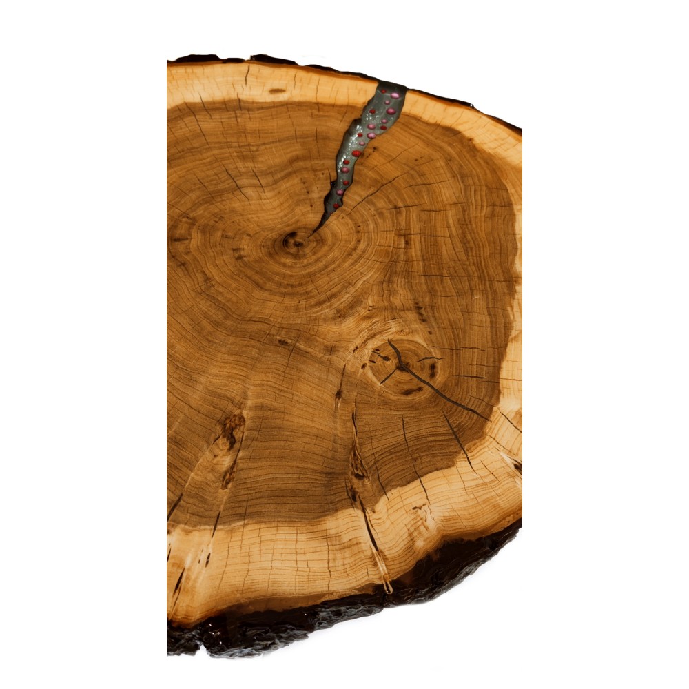 Stół żywiczny Ash Story Unikat 141402 - nogi 35 cm