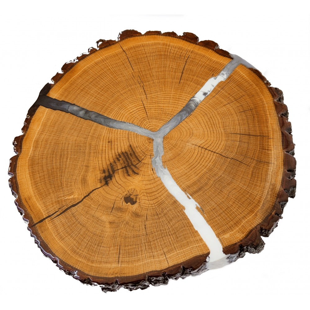 Stół żywiczny Three Armed Sign Unikat 142237 - nogi 40 cm