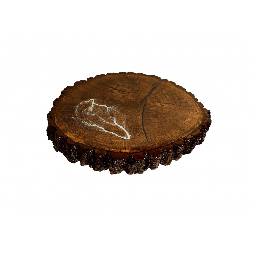 Stół żywiczny Night Lightning Unikat 155133 - nogi 50 cm