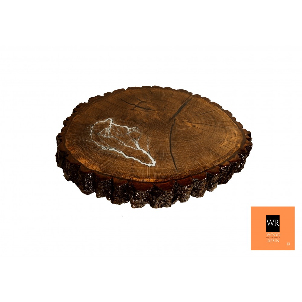 Stół żywiczny Night Lightning Unikat 155133 - nogi 50 cm