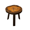 Stół żywiczny Burgundy Fenix Unikat 174028 - nogi 50 cm