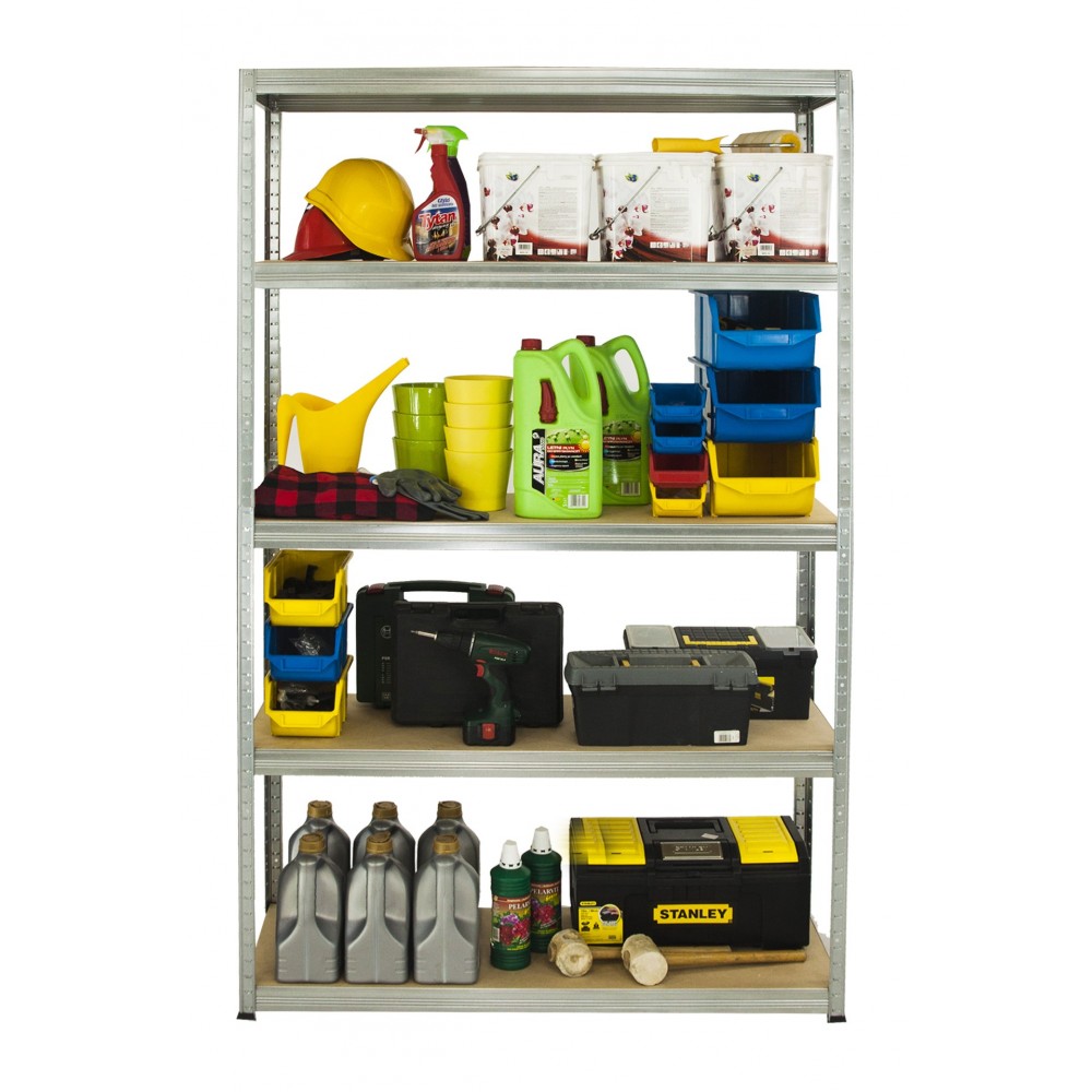 Regał Helios 196x120x35 cm 5 półek/275kg Ocynkowany