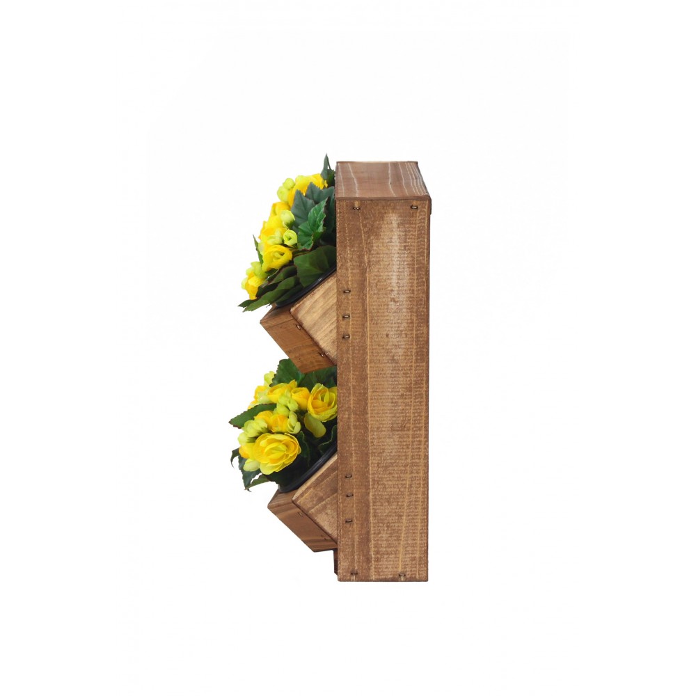 Drewniane kwietniki wertykalne RD-8/2x2 - Olcha