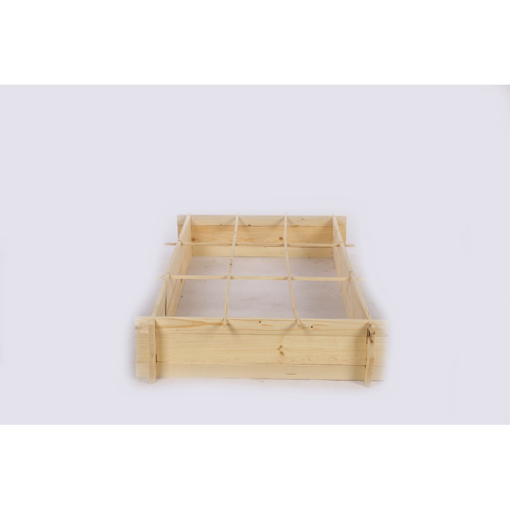 Drewniana grządka podwyższana ZP05 /80x148 cm/ Naturalna