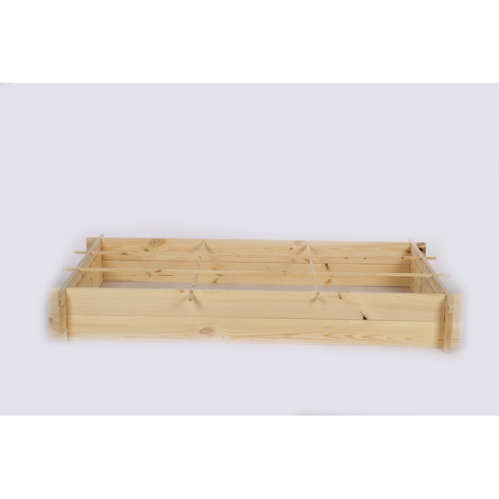 Drewniana grządka podwyższana ZP05 /80x148 cm/ Naturalna