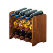 Drewniany regał na wino - RW31 /na 12 butelek/ Olcha