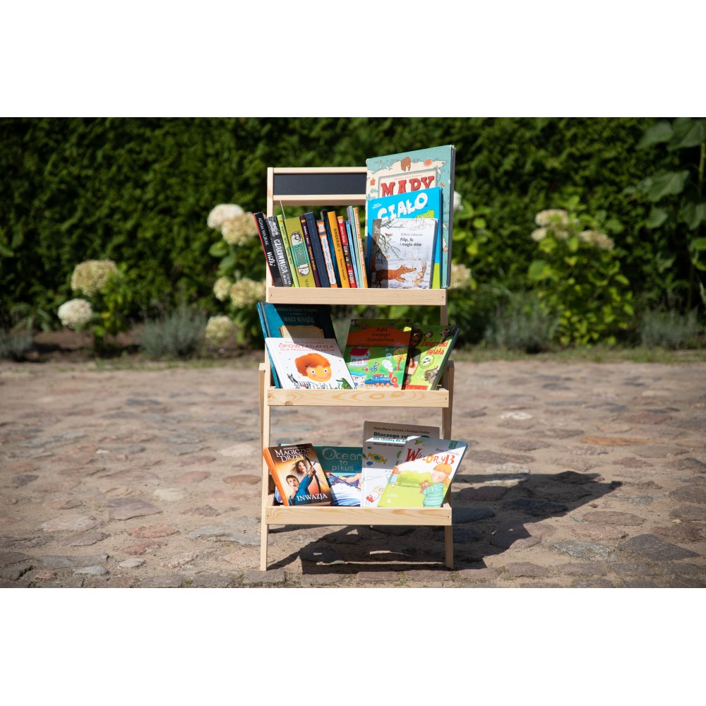 Etażerka na kwiaty /100x52x52 cm/ Drewno Naturalne