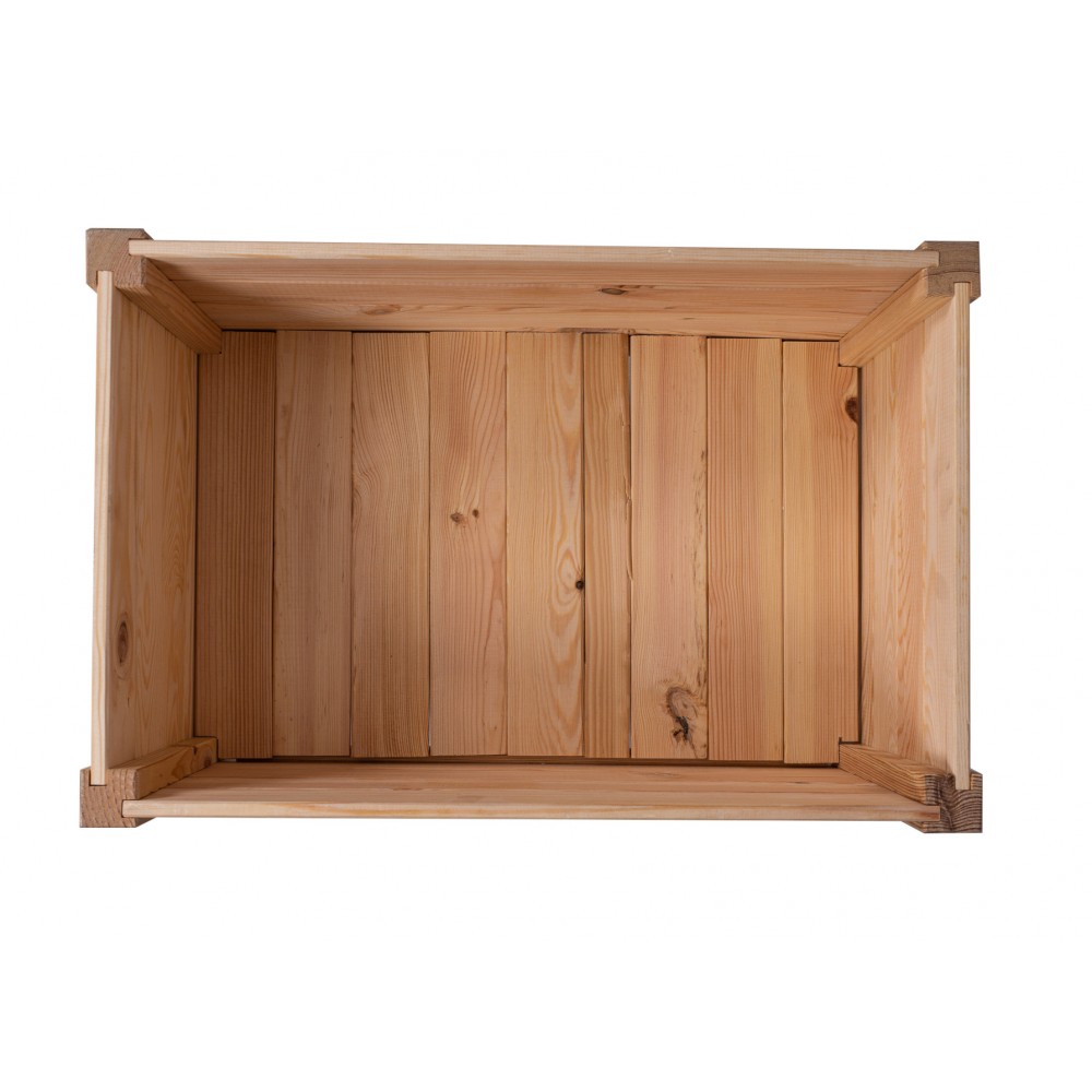 Drewniana donica RD-DNC /34x60x40cm/ Naturalna