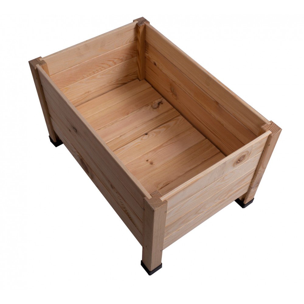 Drewniana donica RD-DNC /34x60x40cm/ Naturalna