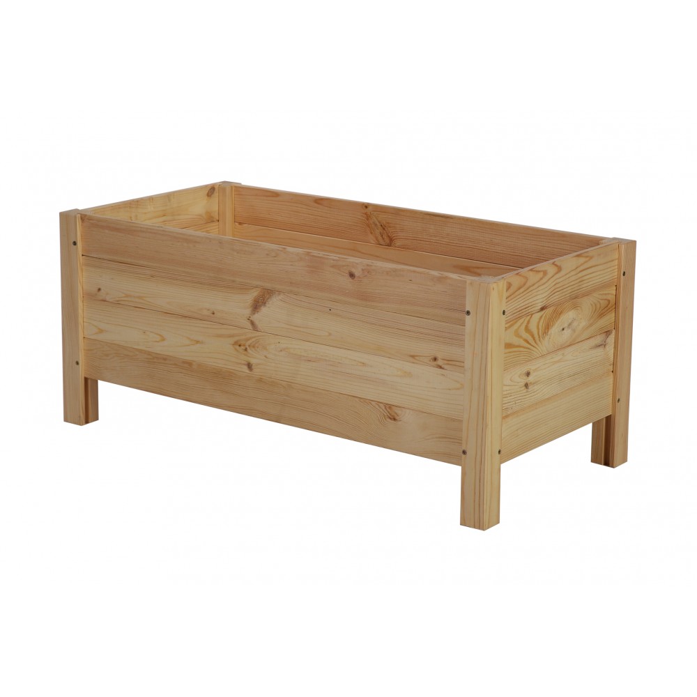 Drewniana donica RD-DNC /34x80x40cm/ Naturalna