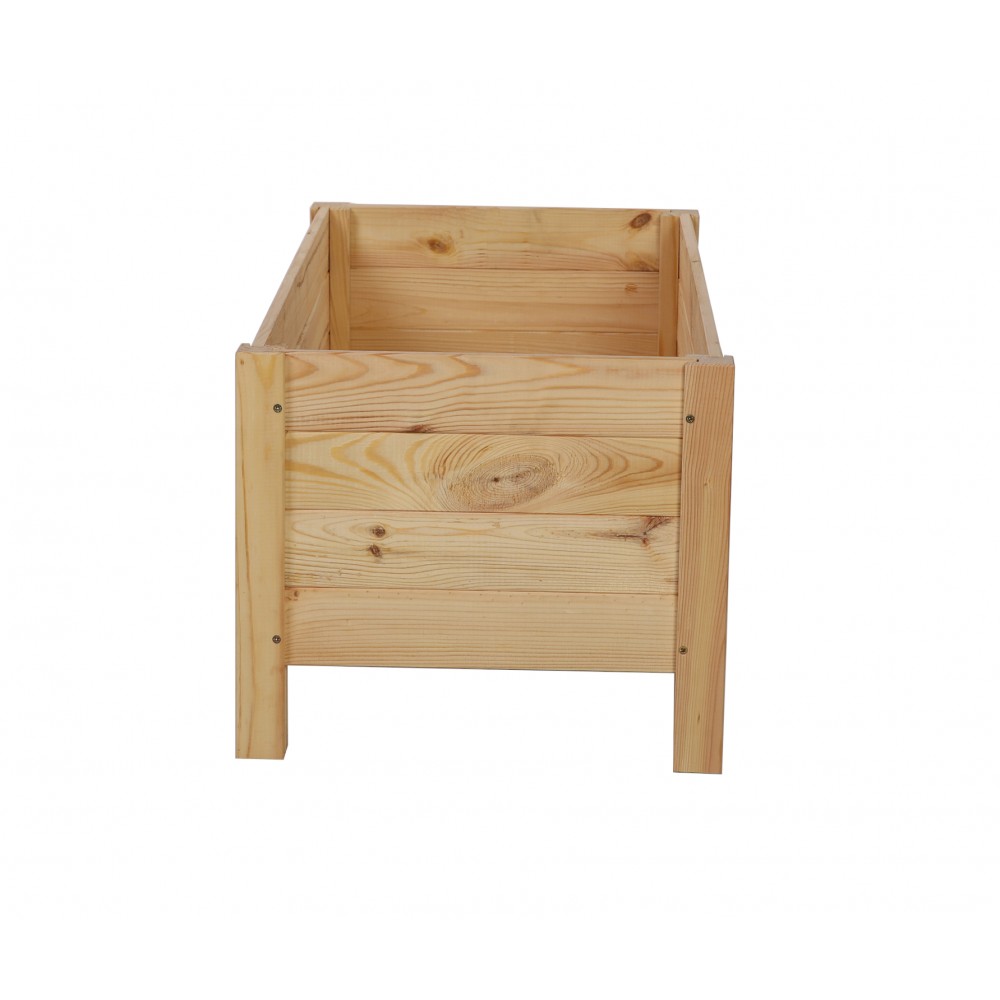 Drewniana donica RD-DNC /34x80x40cm/ Naturalna