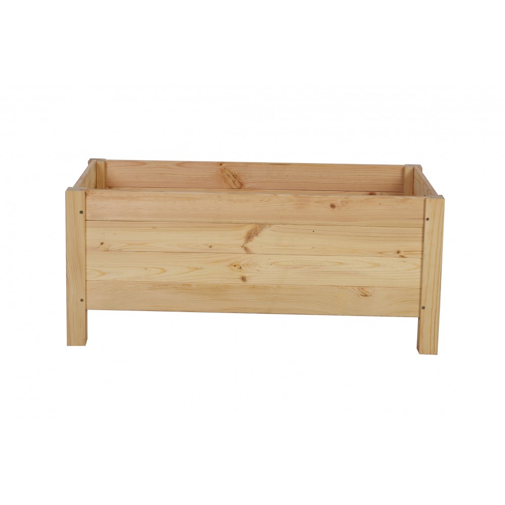 Drewniana donica RD-DNC /34x80x40cm/ Naturalna