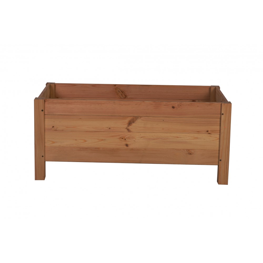 Drewniana donica RD-DNC /34x80x40cm/ Brązowa