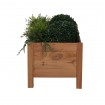 Drewniana donica RD-DNC /34x80x40cm/ Brązowa