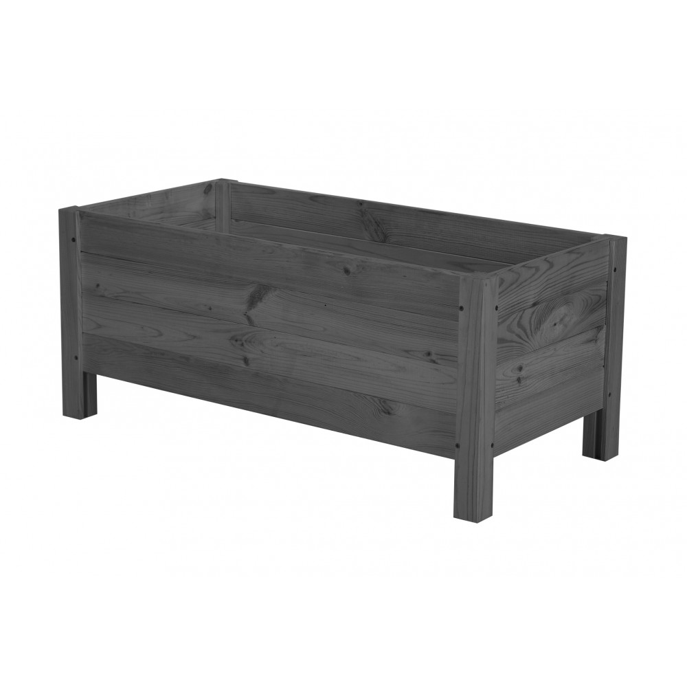 Drewniana donica RD-DNC /34x80x40cm/ Szara