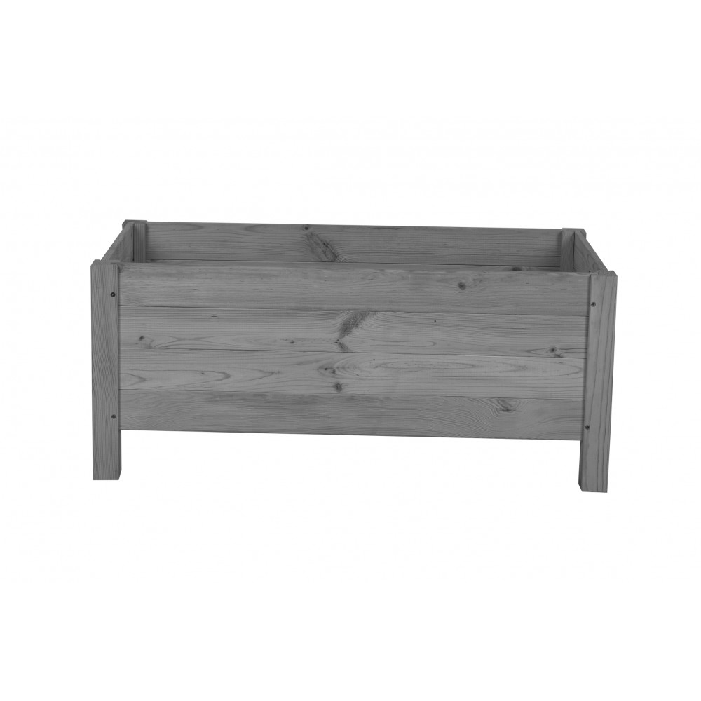 Drewniana donica RD-DNC /34x80x40cm/ Szara