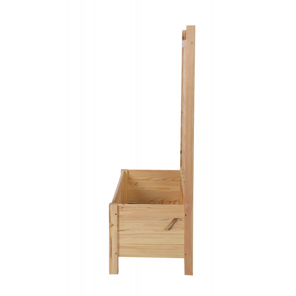 Drewniana donica z pergolą RD-DNC /120x80x40cm/ Naturalna