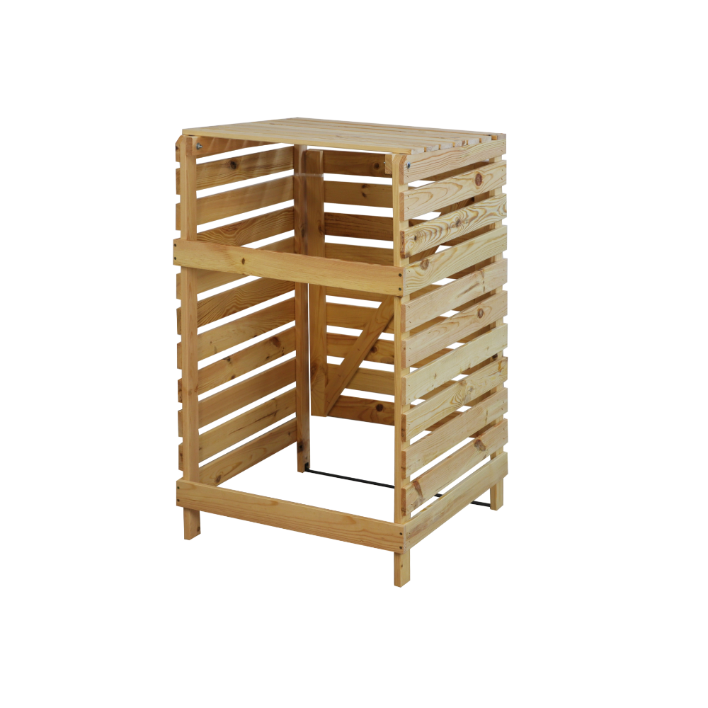 Pojedyncza obudowa na kosze OBK 1x120L Naturalna