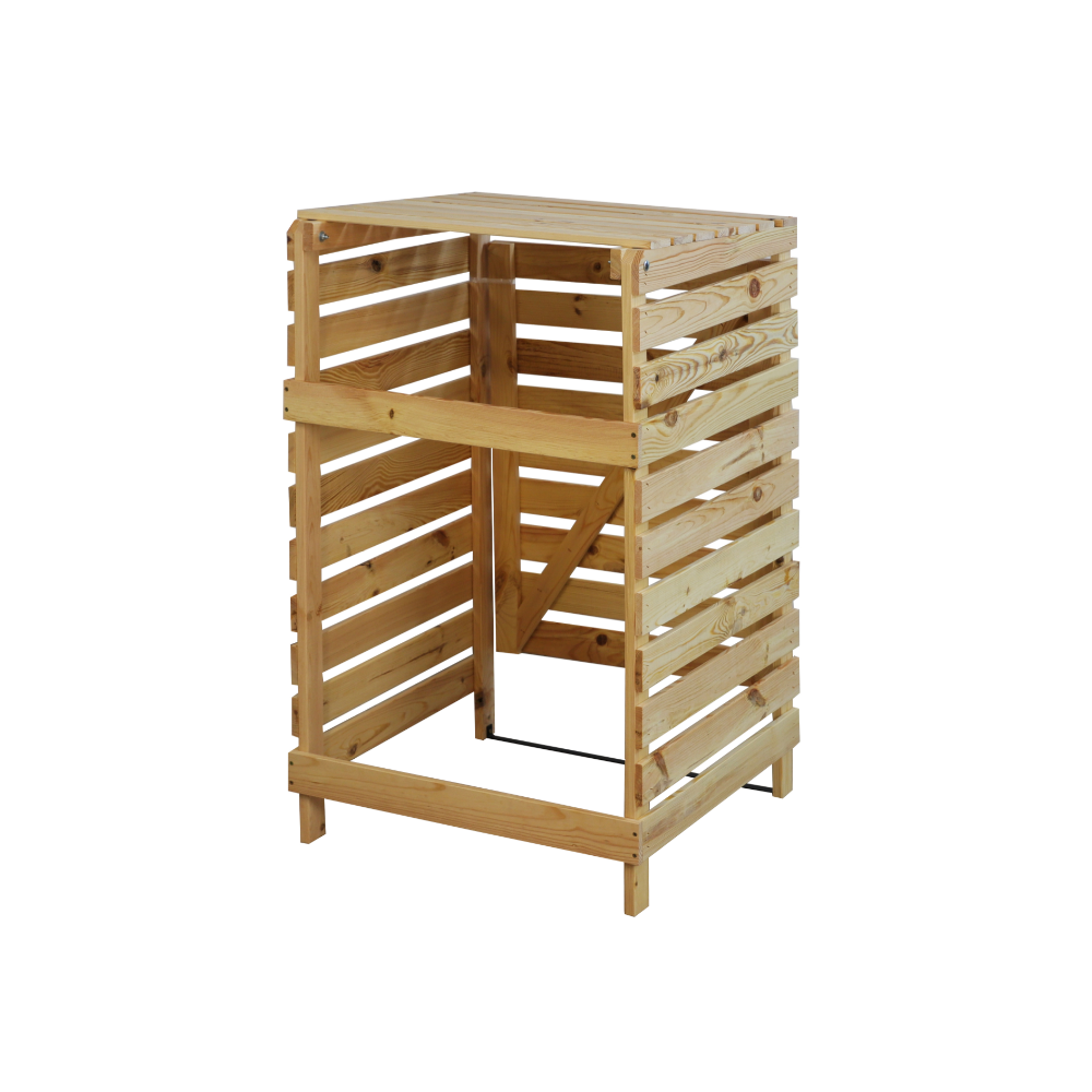 Pojedyncza obudowa na kosze OBK 1x120L Naturalna