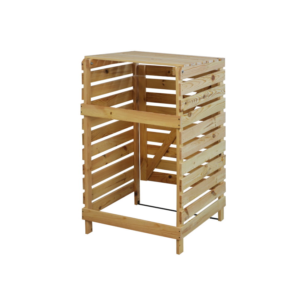 Pojedyncza obudowa na kosze OBK 1x120L Naturalna