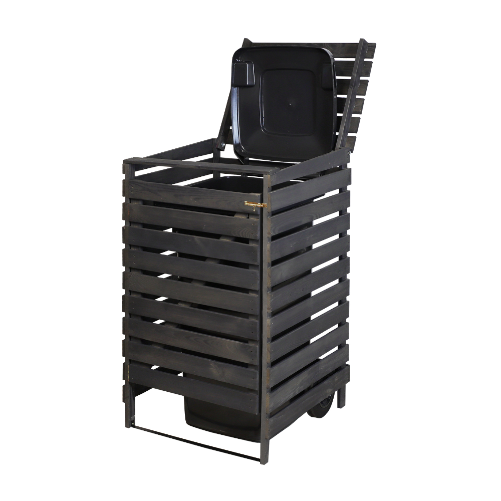 Pojedyncza obudowa na kosze OBK 1x120L Antracytowa