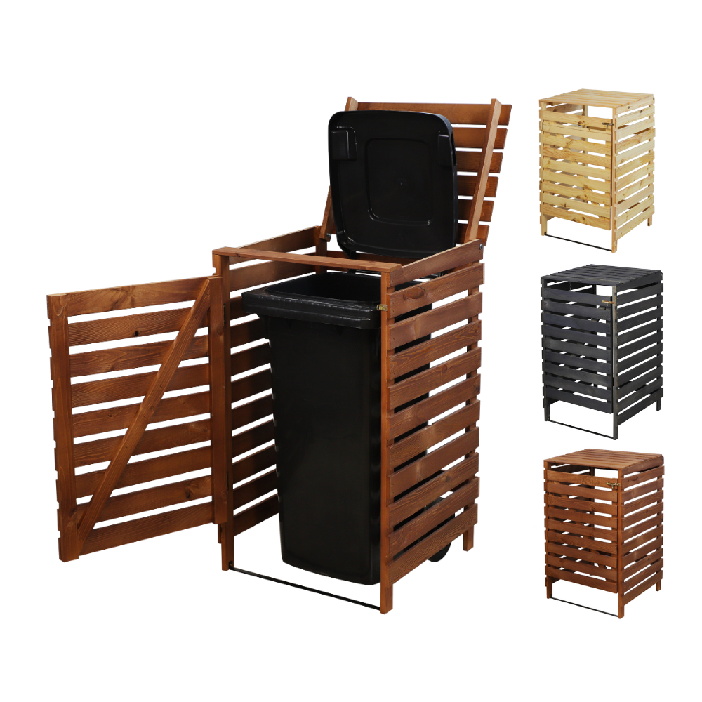 Pojedyncza obudowa na kosze OBK 1x120L Brązowa