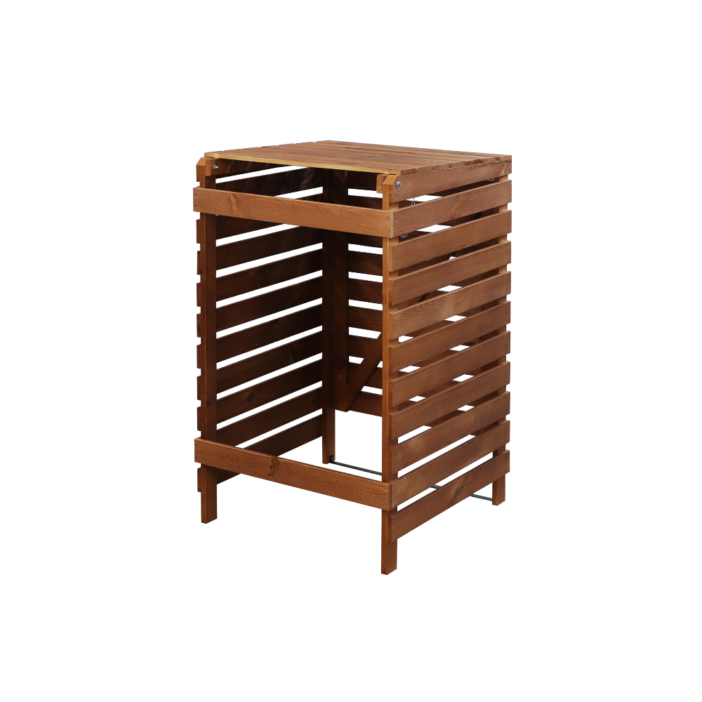 Pojedyncza obudowa na kosze OBK 1x120L Brązowa