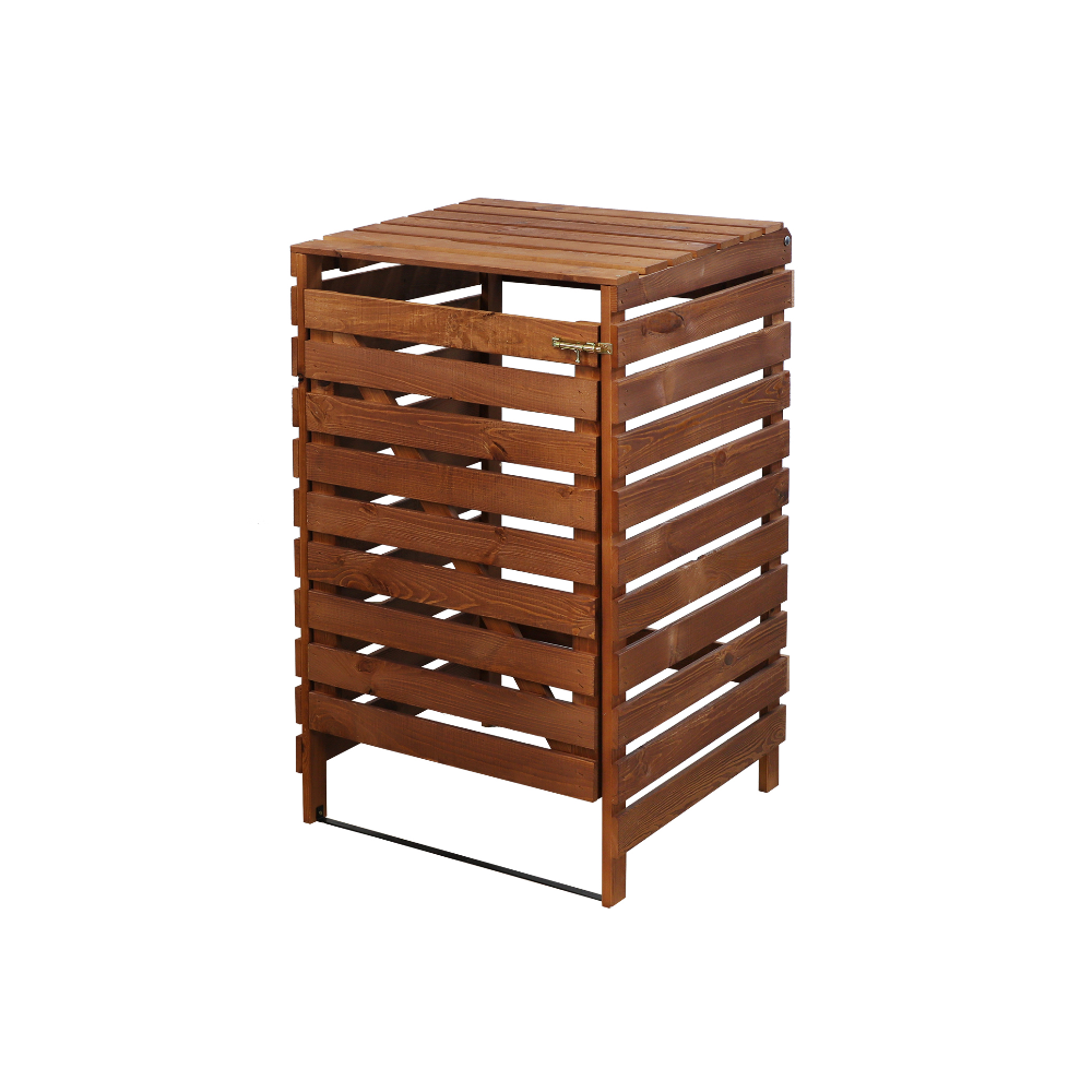 Pojedyncza obudowa na kosze OBK 1x120L Brązowa