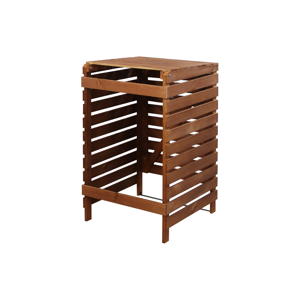 Pojedyncza obudowa na kosze OBK 1x120L Brązowa