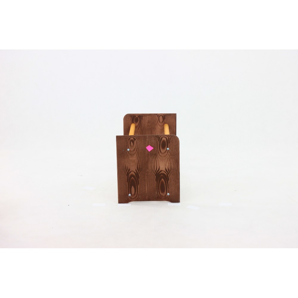 2-półkowy regał na obuwie RBS /szer.45 cm/ Brąz-Olcha