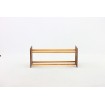 2-półkowy regał na obuwie RBS /szer.65 cm/ Brąz-Olcha