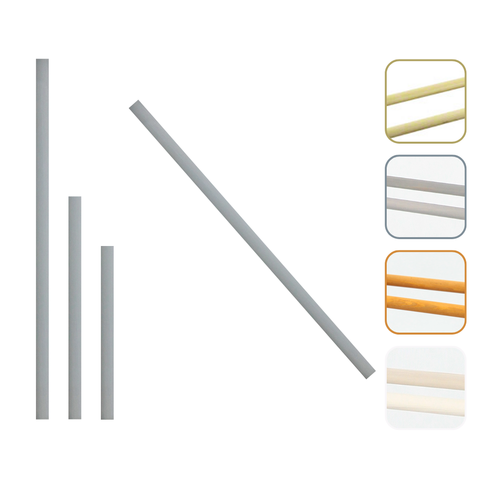 Drążek drewniany do regału RBS /dł.90 cm/ Szary