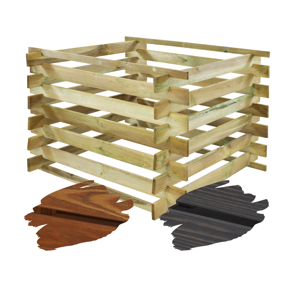 Usługa Malowania Kompostownika KMP - Brąz, Szary