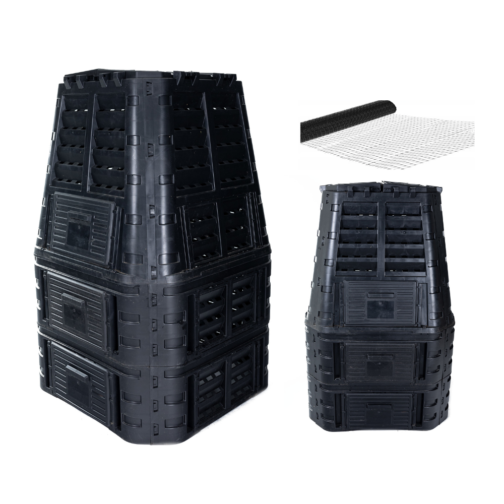 Multi Kompostownik PKMT z drzwiczkami / 1000l / siatka na krety
