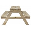 Stół piknikowy dla dzieci z ławką SPD/79cm - Naturalny