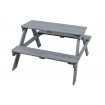 Stół piknikowy dla dzieci z ławką SPD/79cm - Szary