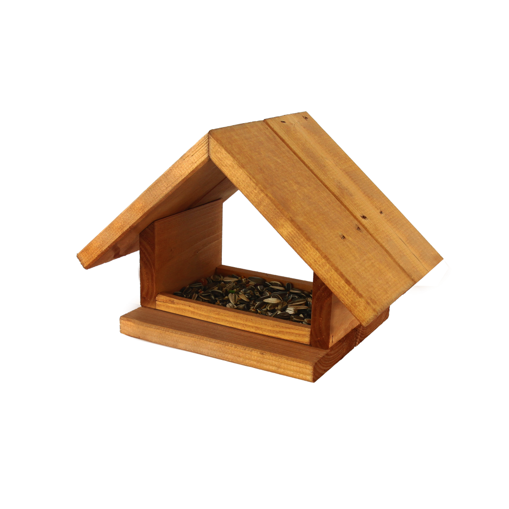 Karmnik drewniany dla ptaków K-10 - Olcha
