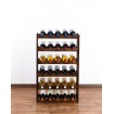 Drewniany regał na wino RW-1 /30 butelek/ Brązowy