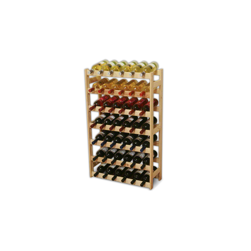 Drewniany regał na wino RW-1 /42 butelki/ Naturalny