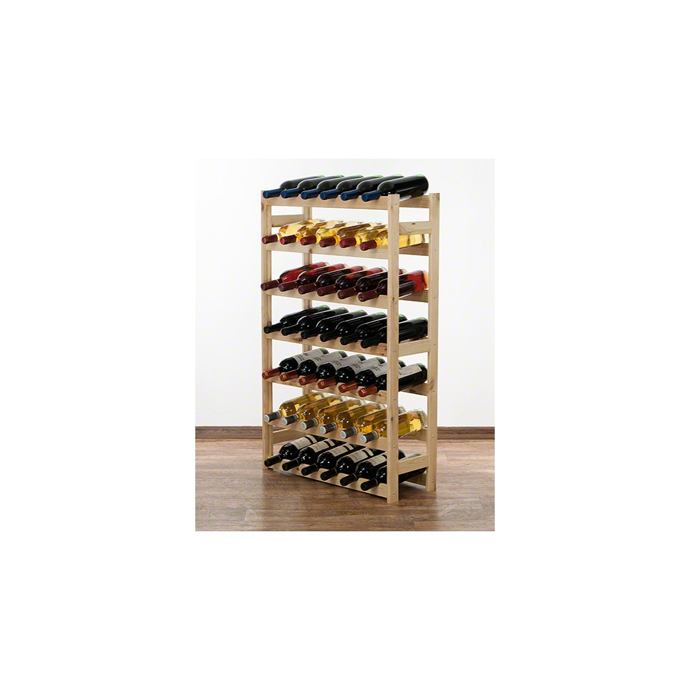 Drewniany regał na wino RW-1 /42 butelki/ Naturalny