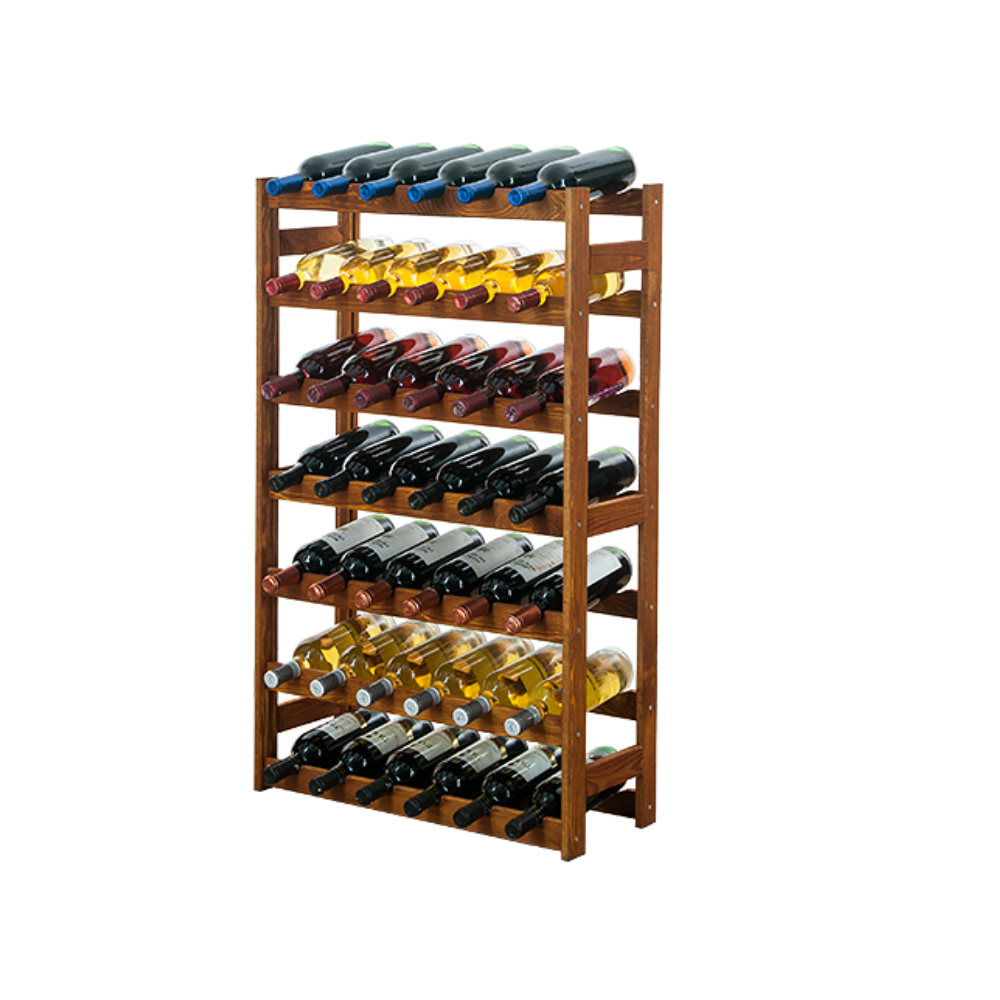 Drewniany regał na wino RW-1 /42 butelki/ Olcha