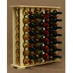 Regał na Wino RW-12/ 46 Butelek - Naturalne Drewno