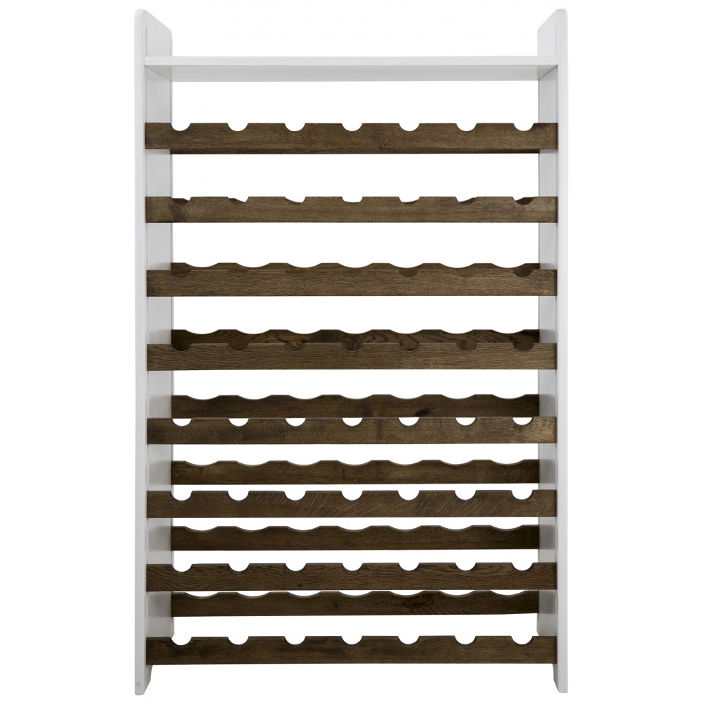 Dębowy regał na wino z półką RW-20 /56 butelek/ – White & Dark Oak