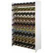 Dębowy regał na wino RW-20 /63 butelki/ – White & Light Oak